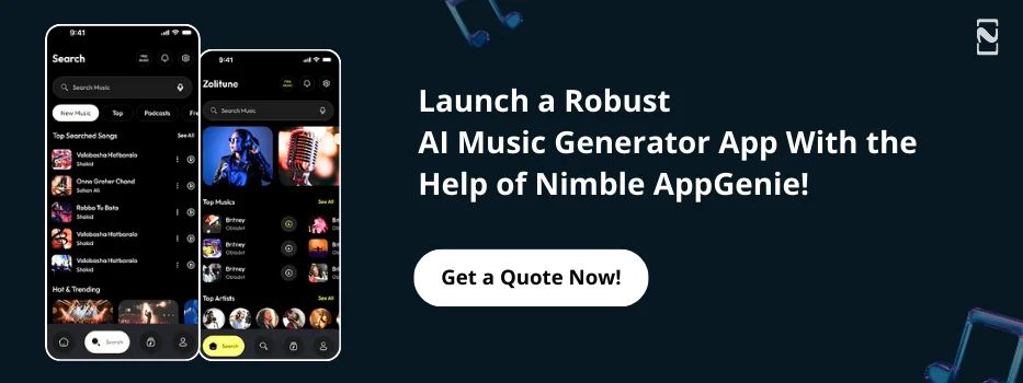 AI Music Generator App Development