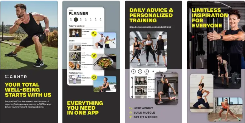 Centr by Chris hemsworth