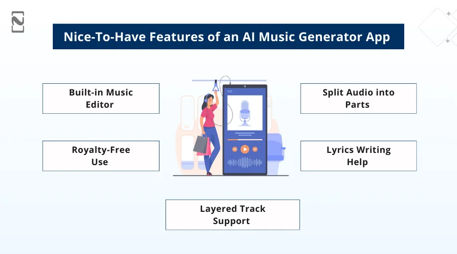 Nice-To-Have Features of an AI Music Generator App