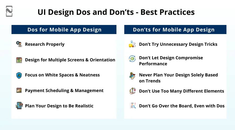 UI Design Dos and Don’ts - Best Practices