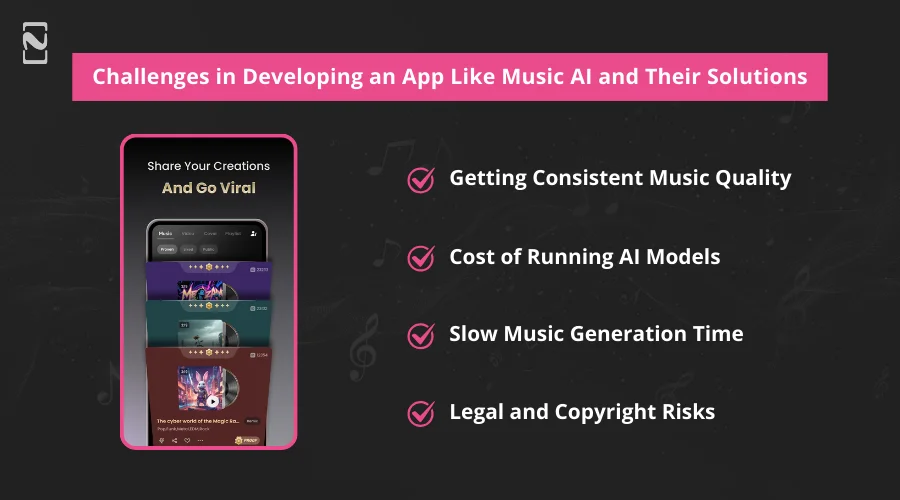 Challenges in Developing an App Like Music AI and Their Solutions
