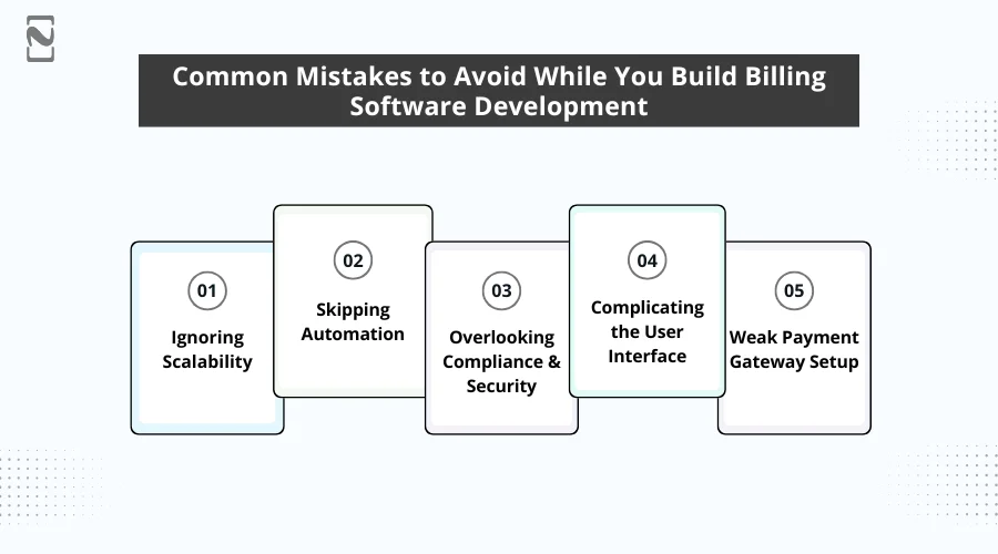 Common Mistakes to Avoid While You Build Billing Software Development