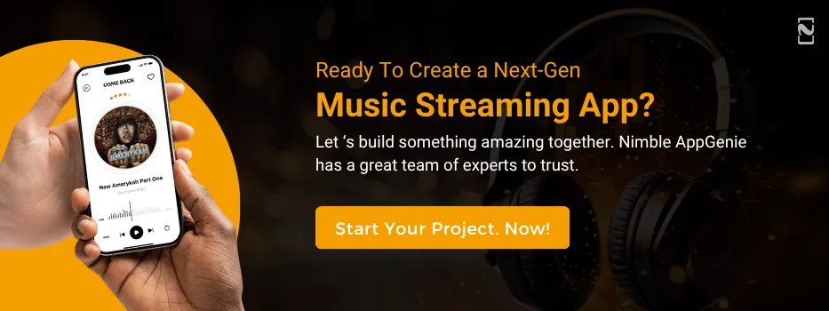 Cost to develop a music streaming app