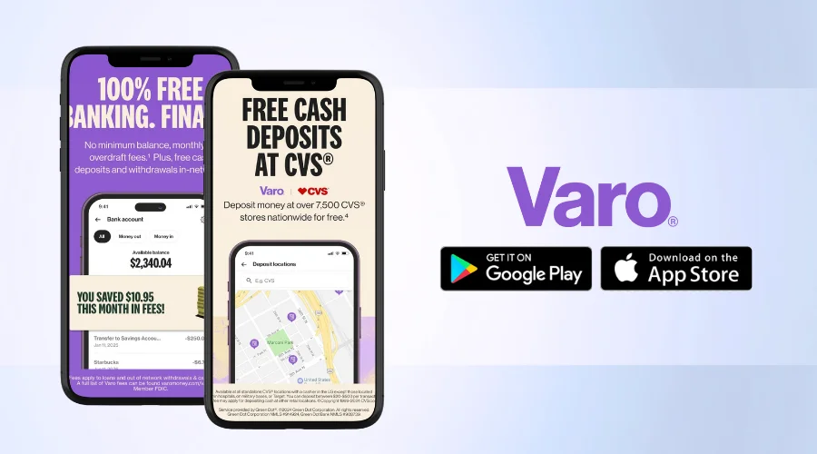 Varo Mobile Banking App