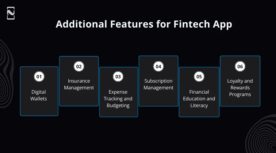 Additional Features for Fintech App