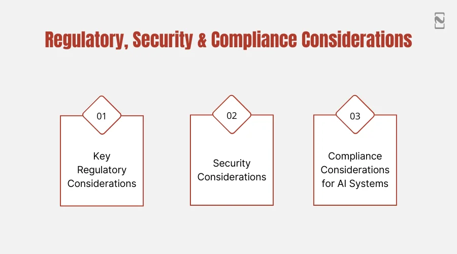 Regulatory, Security & Compliance Considerations
