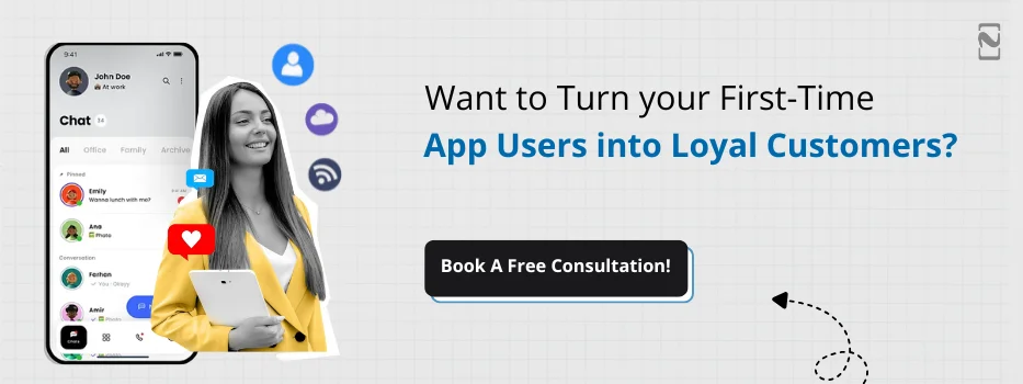 User retention in mobile apps