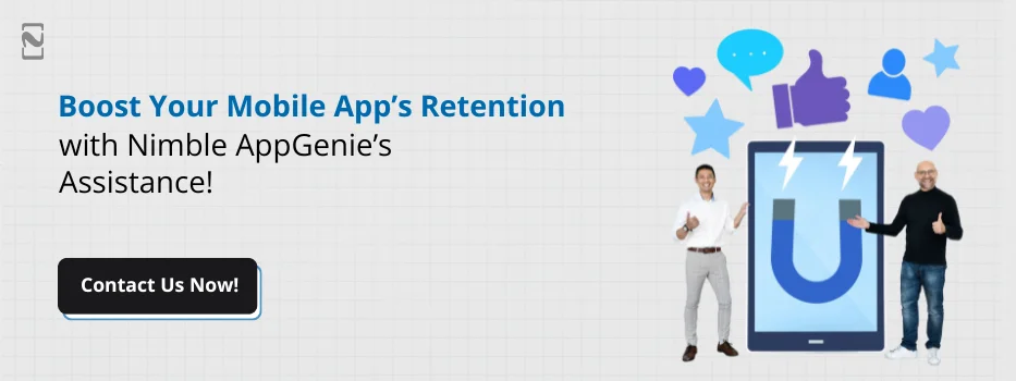 User retention in mobile apps