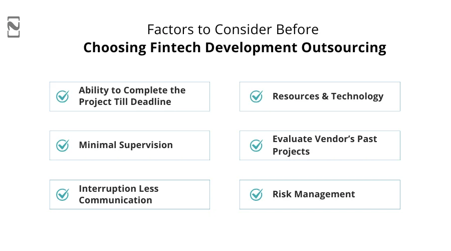 Factors to Consider Before Choosing Fintech Development Outsourcing