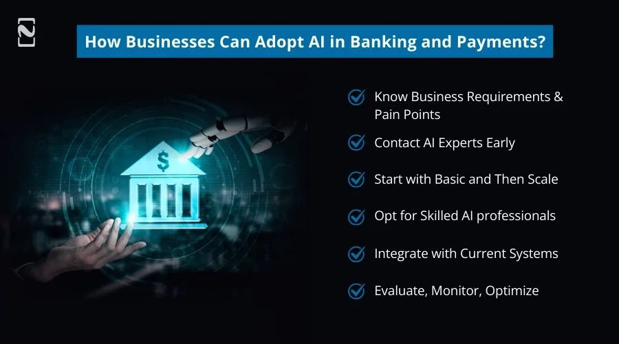 How Businesses Can Adopt AI in Banking and Payments