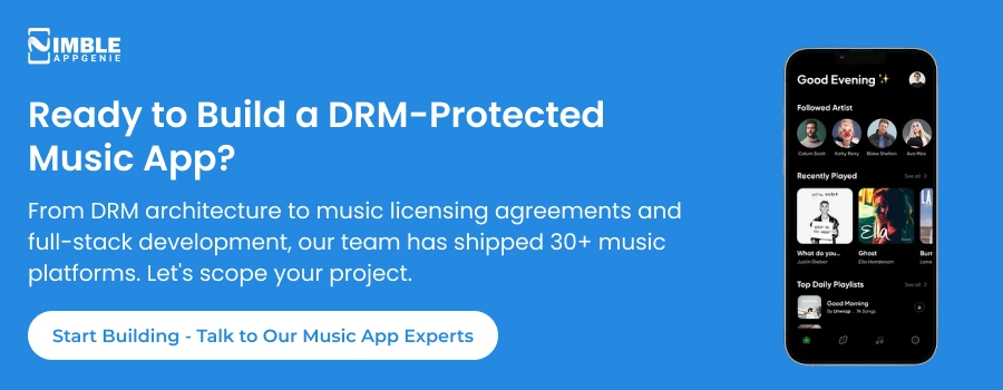 Digital Rights Management in Music Apps