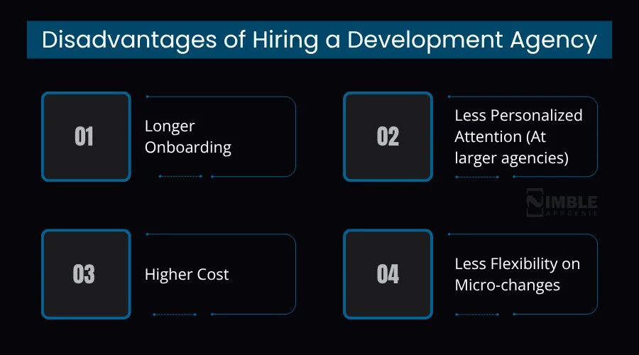 Disadvantages of Hiring a Development Agency