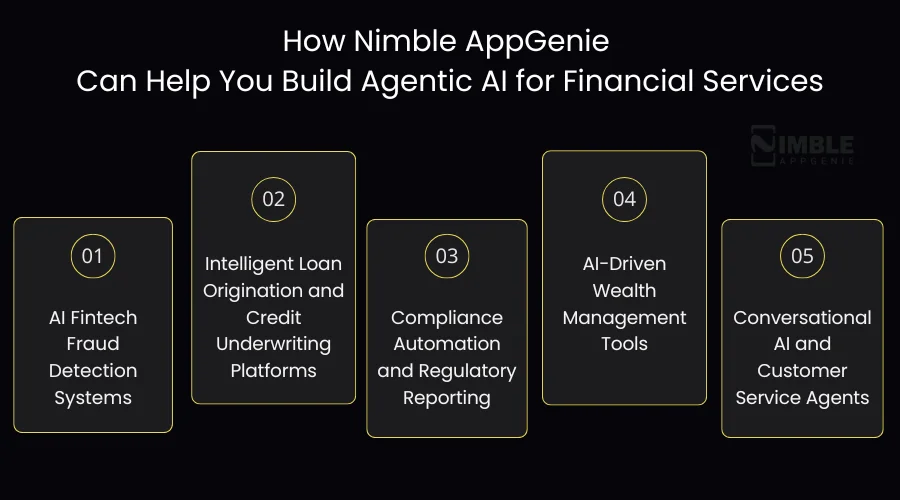 How Nimble AppGenie Can Help You Build Agentic AI for Financial Services