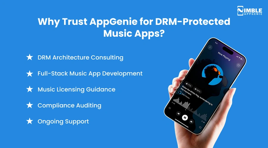 Why Trust AppGenie For DRM-Protected Music Apps