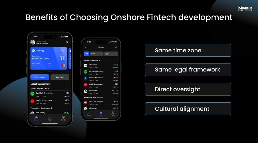 Benefits of Choosing Onshore Fintech development