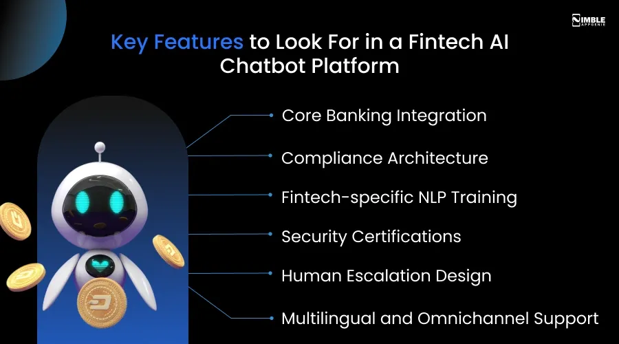 Key Features to Look For in a Fintech AI Chatbot Platform