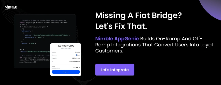 Crypto On-Ramp and Off-Ramp