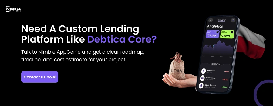How Nimble AppGenie Built Debtica Core Software for the Polish Market