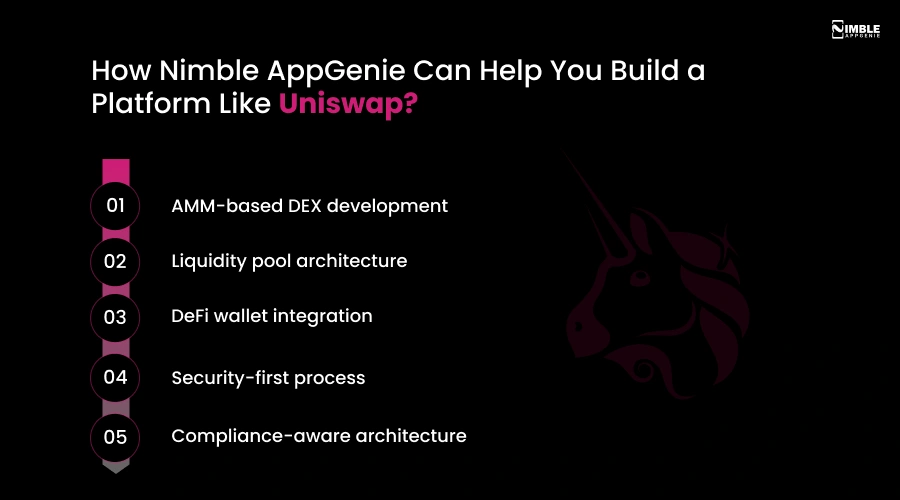 How Nimble AppGenie Can Help You Build a Platform Like Uniswap