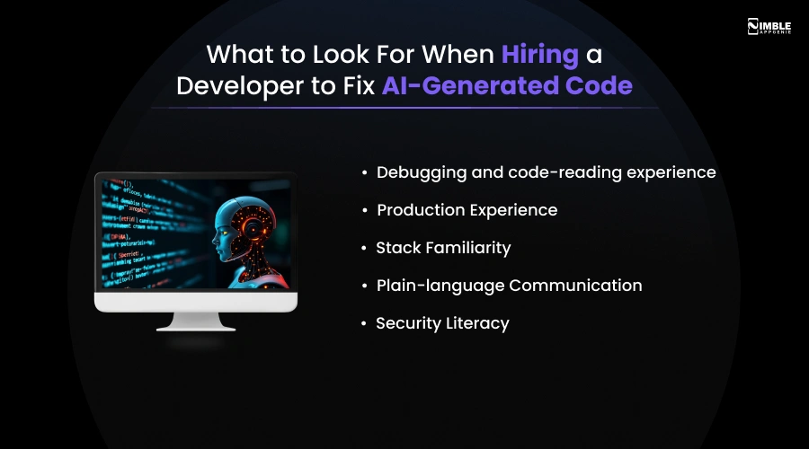 What to Look For When Hiring a Developer to Fix AI-Generated Code