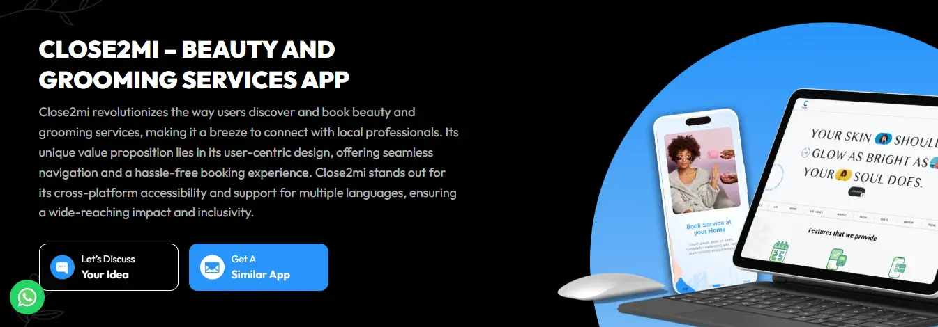 Close2mi - grooming and beauty services app