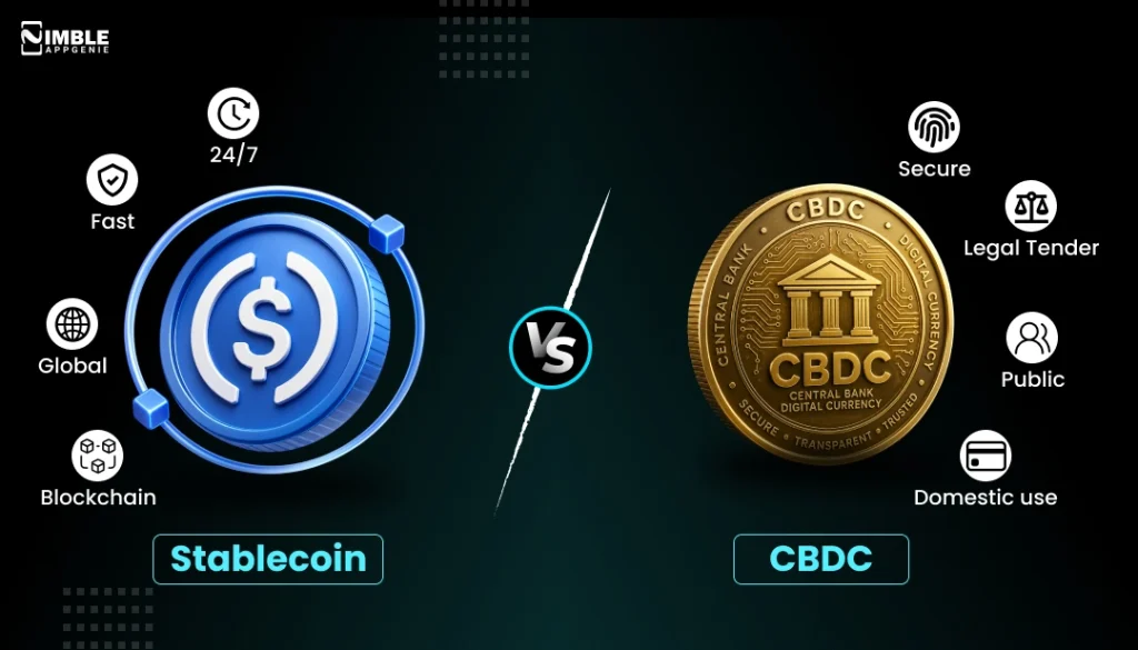 Stablecoin vs CBDC