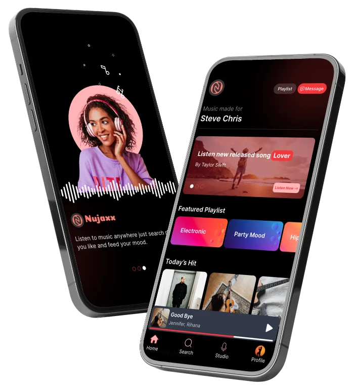 Nujaxx- Music Streaming App