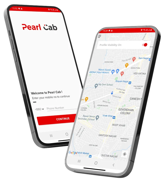 Pearl Cab- On-Demand Taxi Mobile App