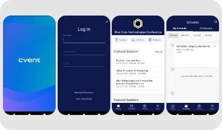 cvent events app clone