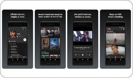 youtube music app clone