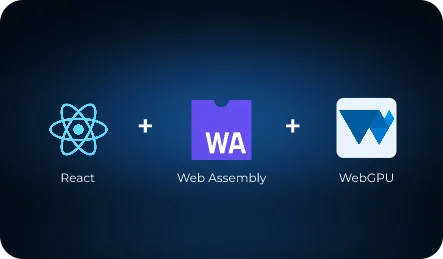 react + webassembly + webgpu