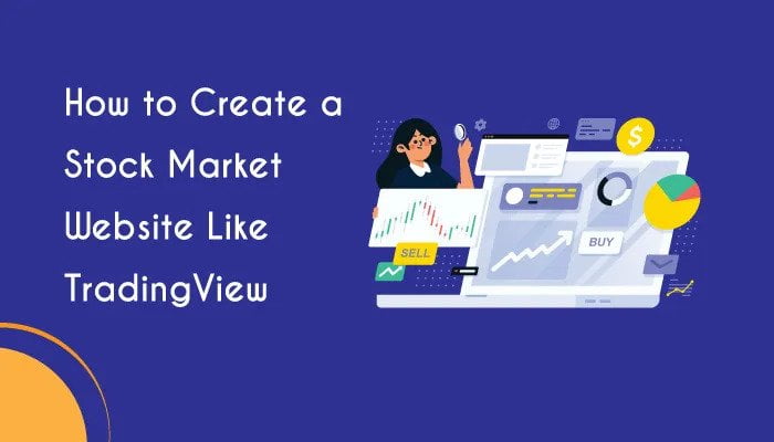 create stock market website