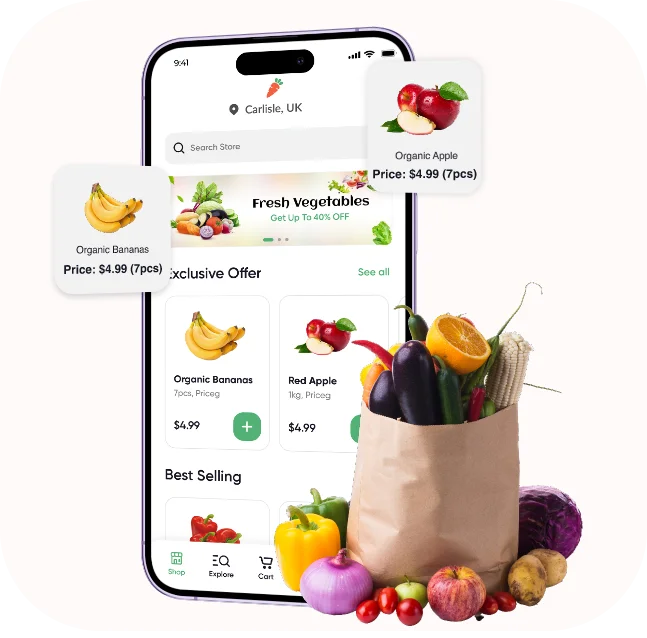 Transforming Grocery Shopping with Cutting-Edge Grocery Delivery App Development