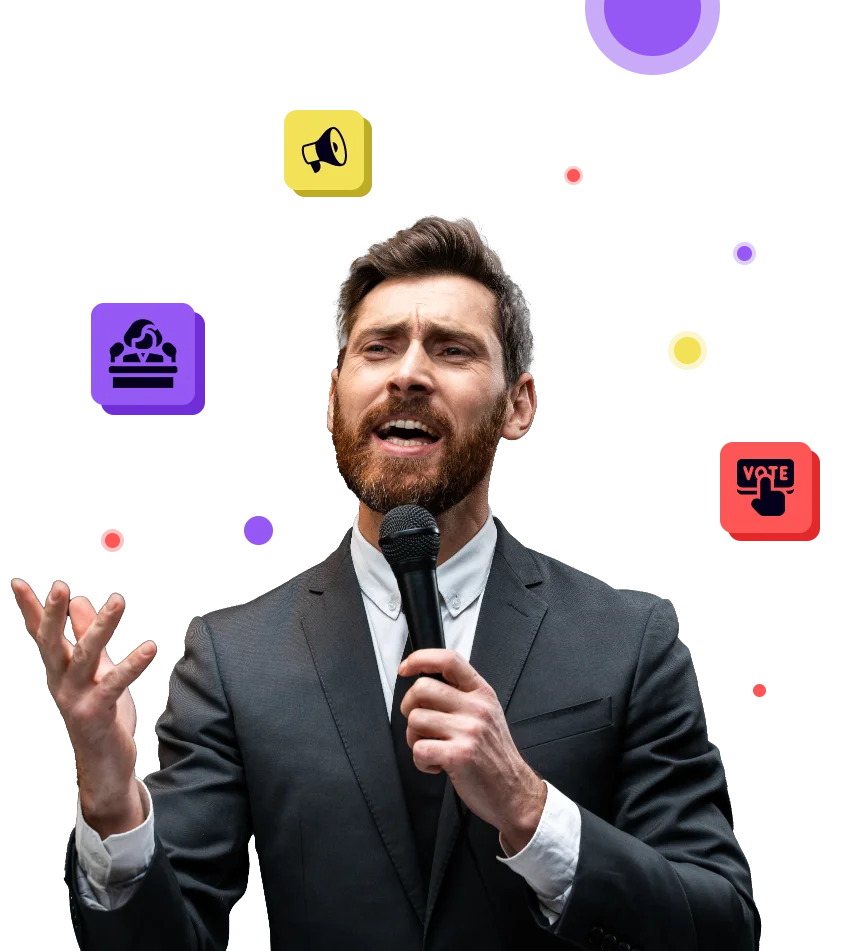 Political app development image